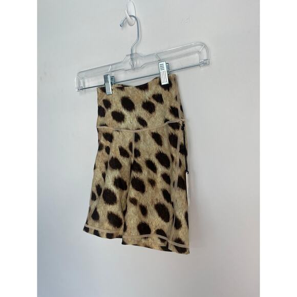WeWoreWhat Leopard Print Biker Shorts Women XS High Waist‎ Stretch NWT - Picture 5 of 10
